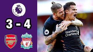 Arsenal vs Liverpool (3-4) | Extended Highlights and Goals - Premier League 2016/17