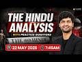 CLAT 2027: The Hindu Newspaper Analysis | 22 May 2026 | Daily GK &amp; Current Affairs for CLAT