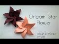 Origami star flower design by michael lafosse