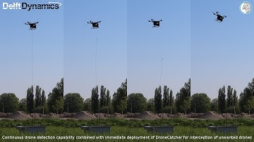 Releasable Drone concept demonstrated with DroneCatcher