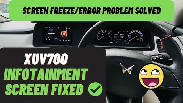 How to Fix XUV700 Infotainment/Screen ✅ Play Music, FM and Reset the screen #mahindra #xuv700mx #xuv