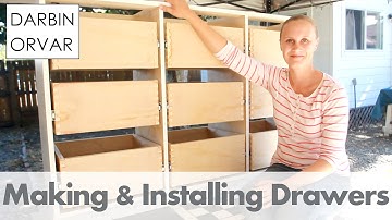 Built-In Cabinet Series Pt 4: Making and Installing Drawers | Darbin Orvar