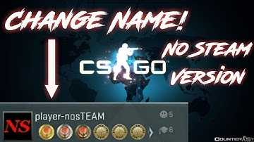 CSGO Change Your Name In Cracked/No Steam Version!