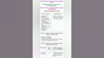 UPPCL Computer Assistant 2022 Result #shorts #foryou #youtubeshorts #result