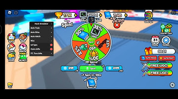 [FREE UGC] ROBLOX HACK SIMULATOR (UPDATE SCRIPT BY:TORA ISME) (INF SPIN)