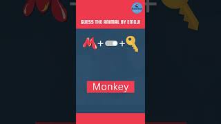 Guess the animal by emoji. #shorts #animalpuzzle #youtubeshorts