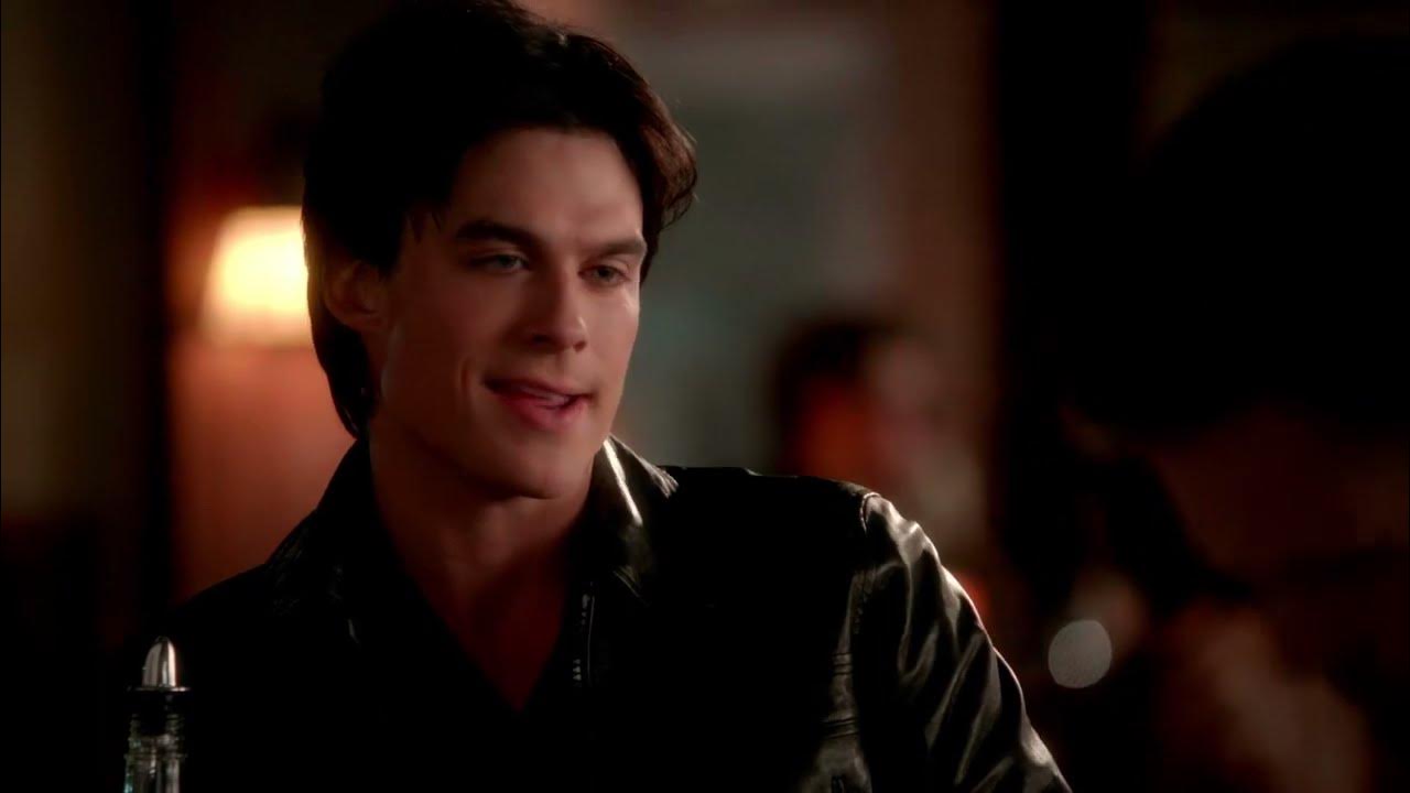 Damon Is Getting Drunk At The Grill - The Vampire Diaries 3x10 Scene ...