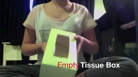 DIY  Personalise your own tissue box *DIYwithElliexox