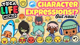 Toca Life World | New character expression Update!? 🤩 (OUT NOW)