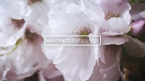 Abstract Slideshow | After Effects Template | Video Displays