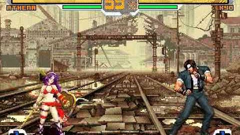 SNK vs. Capcom: Chaos - Athena vs. Kyo Kusanagi