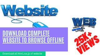 How To Download Full Website And Browse Offline Clone Any Websites Website For Offline Browsing