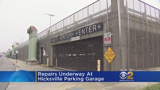 Repairs Underway At Hicksville Parking Garage