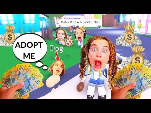 Kid Who Makes Most Money Wins In Adopt Me Roblox W The Norris Nuts Youtube - roblox adopt me videos norris nuts