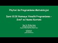 Python'da Sınıflar ve Nesneler ile ilgili video