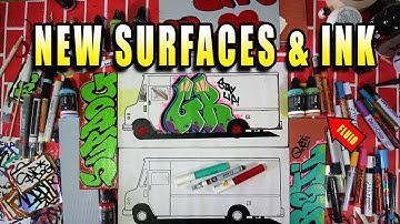 Mini Walls, Printed Canvas & Ironlak Fluid Ink - Quick Review