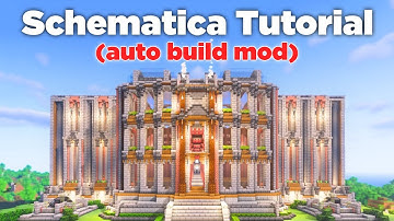 Auto Build Mod Installation + Tutorial (Schematica 1.8 - 1.12)