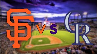 Información Giants Vs Rockies Postgame Recap Noticias