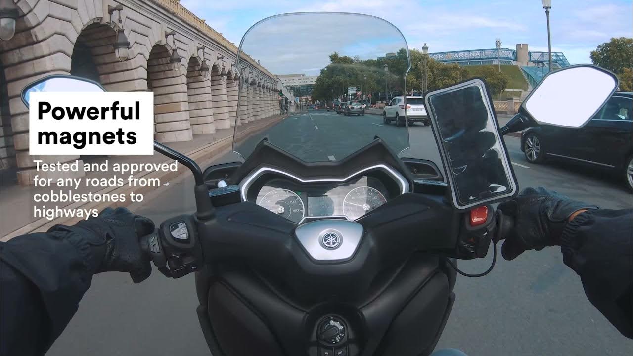 Soporte para smartphone para espejo retrovisor de moto SP Connect