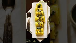 Khandvi recipe easy to tasty youtubeshorts viralvideo @Jass2chaniafood