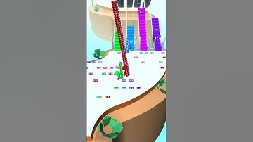 Bridge Race All Levels Gameplay Android,ios Level 384 #short