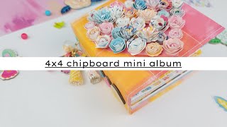 4X4 Chipboard Mini Album With Pockets Summer Bash Day 3