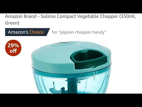 What are some reviews on the  brand Solimo Compact Vegetable