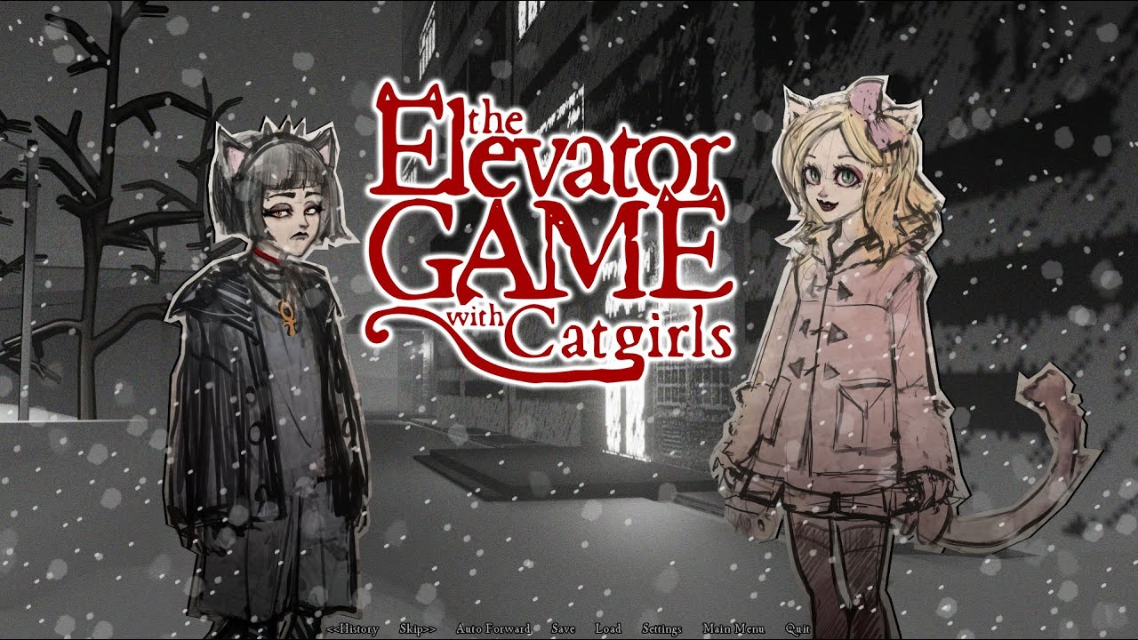 The elevator game with catgirls