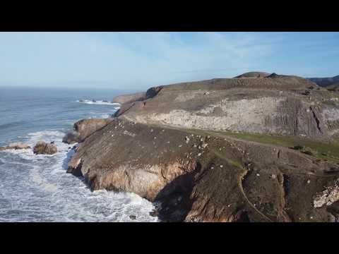 Moss Beach & Pacifica, California From Above