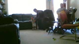 SURPRISE! JAYDEN'S WALKING! VIDEO #2