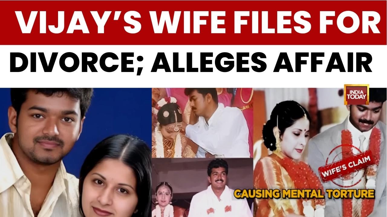 Vijay Divorce News: Thalapathy Vijay's wife, Sangeetha, Seeks Divorce |  Alleges Mental Cruelty