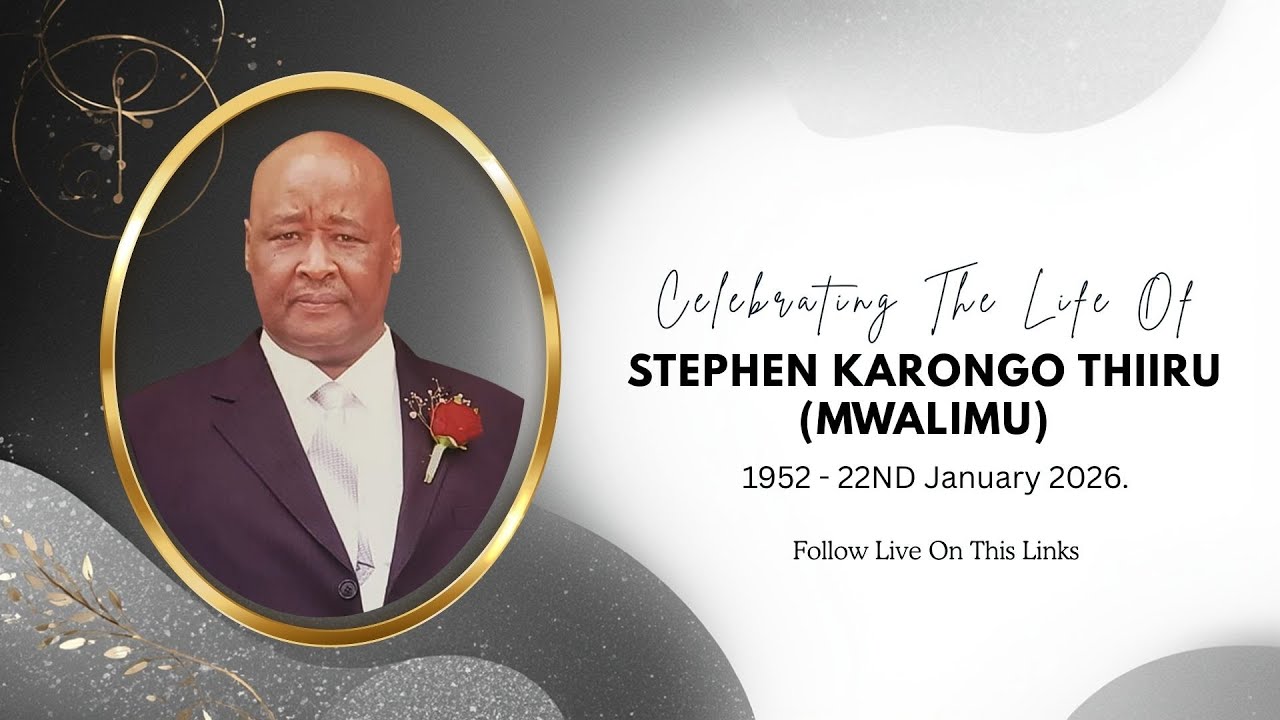 Celebrating The Precious Life & Time's Of Stephen Karongo Thiiru (Mwalimu)