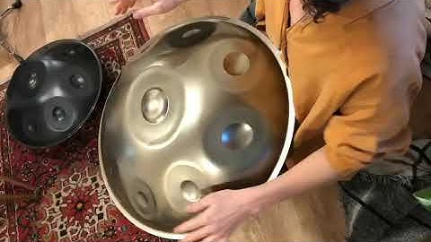 First steps on a handpan - simple melodies and rhythms (handpan tutorial)
