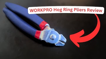 WORKPRO Hog Ring Pliers for Fencing, Furniture, or Auto Interiors