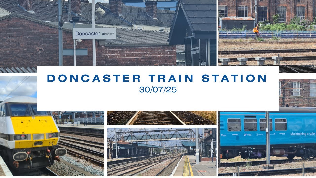 Doncaster train station Wednesday 30th of July 2025