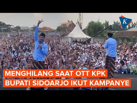Menghilang Saat OTT KPK, Bupati Sidoarjo Pimpin Deklarasi Dukungan Prabowo-Gibran
