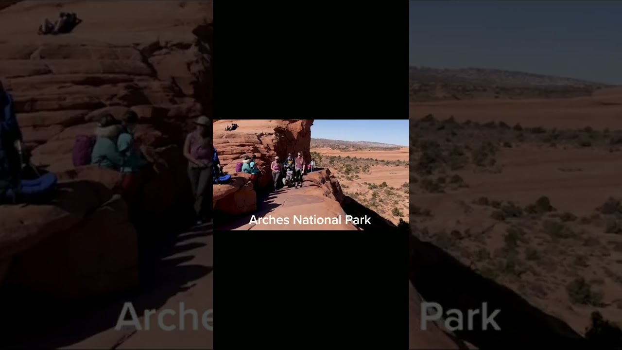 Near the end of the hike to Delicate Arch