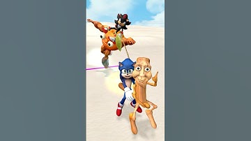 Sonic Team starts Tug of War - Help Sonic Win #sonic #funny #tungtungtungsahur #amyrose