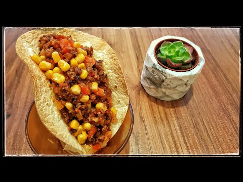 TACO TARİFİ 🌮 ( EVDE EN KOLAY TACO TARİFİ ❗❗ )  MEKSİKA SOKAK YEMEĞİ 👍