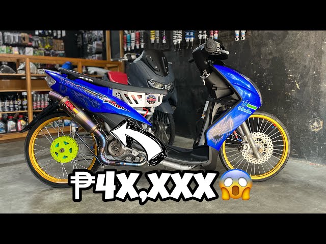 Mio 4 Streetbike (Full Titanium pipe) - YouTube