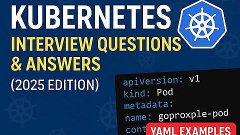 👉 Kubernetes Interview Questions & Answers (2025 Edition) | Real-Time YAML Examples | CloudHired