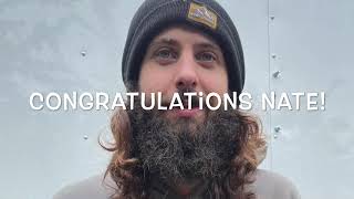 Congratulations Nate!!