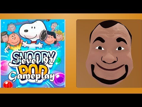 Snoopy Pop 🐶 - Bubble Shooter Level 92 first look by Jam City Gameplay #92 ✅