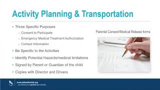 Risk Management for Pastors - Activity Planning and Transportation