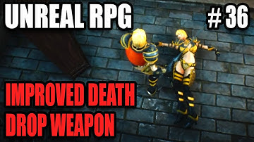 Improved Death Ragdoll and Drop Weapon - Unreal Engine Hack and Slash RPG #36