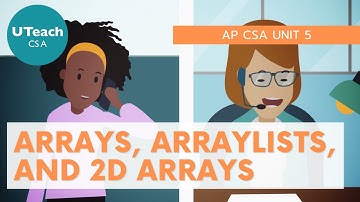 UTeach AP CSA Unit 5: Arrays, ArrayLists, and 2D Arrays