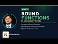 ROUND Functions in Excel | ROUND, ROUNDUP, ROUNDDOWN, MROUND &amp; More | RaviOnRupee