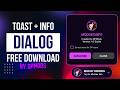 🔥 Ultimate Animated Toast + Dialog! ⚡ Matrix Rain + 24H Cooldown | Dialog by DPMods
