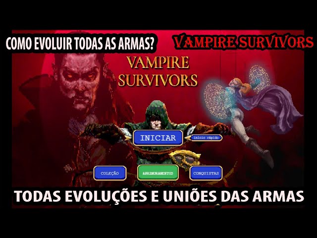 Guia de itens em Vampire Survivors: evoluções, combos, armas e