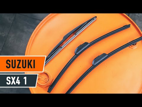 Vodič: Kako zamenjati gumica zadnjih brisalcev na SUZUKI SX4 1